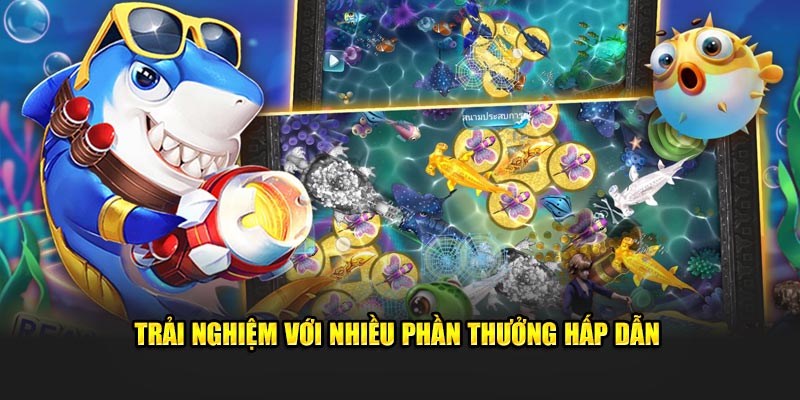 Trải nghiệm với nhiều phần thưởng hấp dẫn