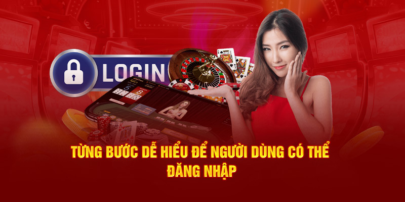 Từng bước dễ hiểu để người dùng có thể đăng nhập