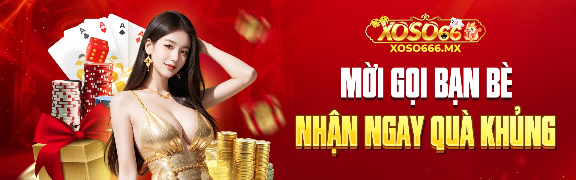 Banner mời gọi bạn bè